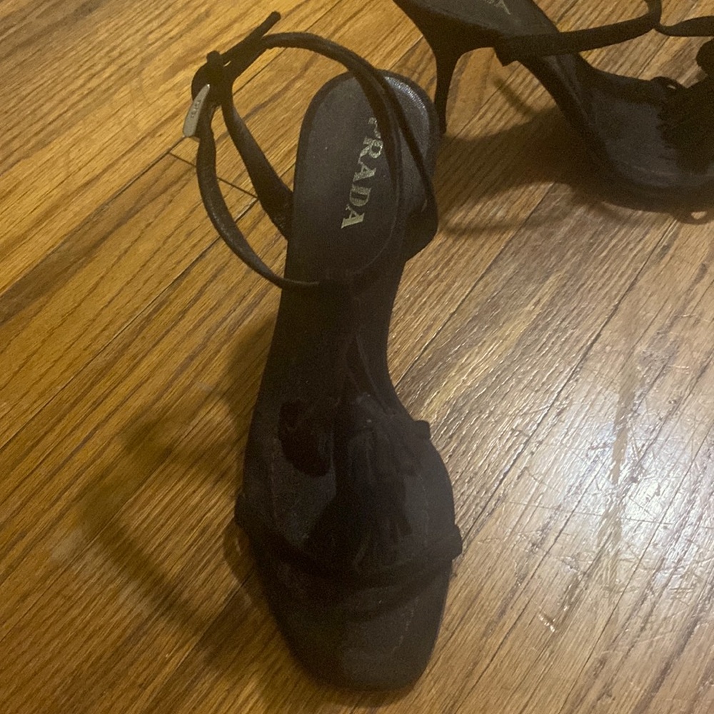 Prada fringe heels size 35 1/2
